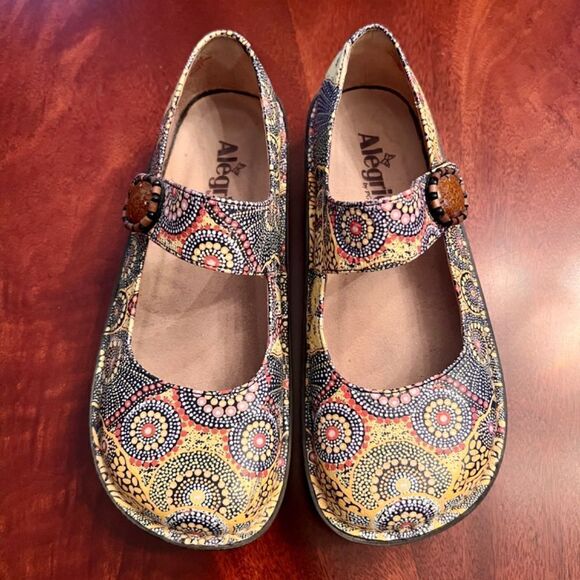 EUC Women's Alegria Paloma Mary Jane Shoes Size 37 or 7 - 7.5 - Picture 3 of 5